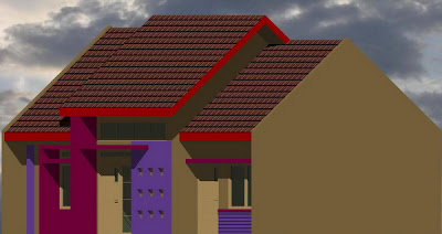 desain minimalis rumah type 69