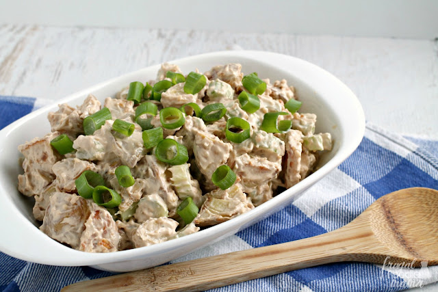 French Onion Roasted Potato Salad