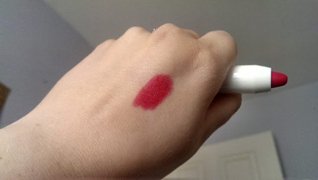 A swatch of the lip pencil