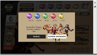 Dragon Soul free fire || Cara berbagi dan Mendapatkan Dragon Soul FF