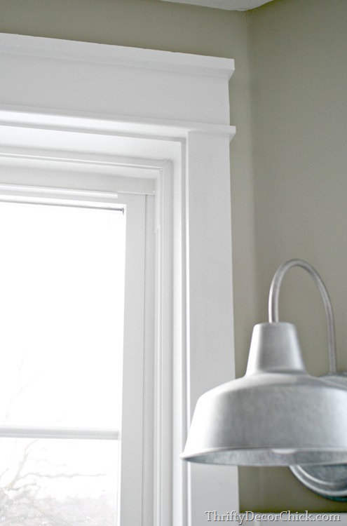 DIY craftsman window trim