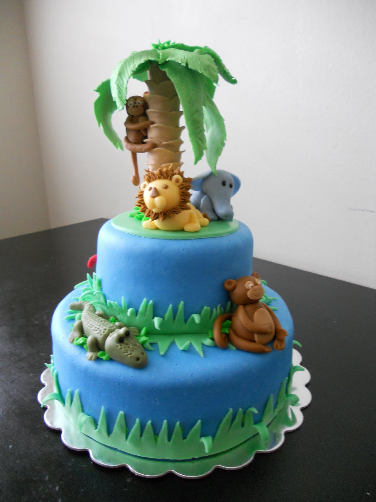 Amber s Birthday Creations Final Jungle  Cake 