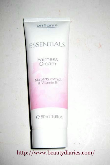 Oriflame Essentials fairness cream with mulberry extract and Vitamin E