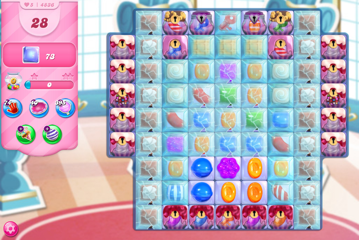 Candy Crush Saga level 4836