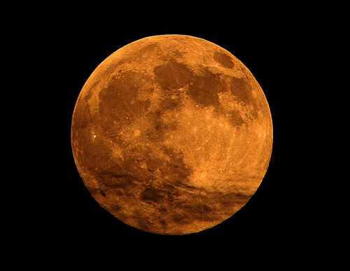 Lunar Perigee Or Supermoon. (called lunar perigee) in