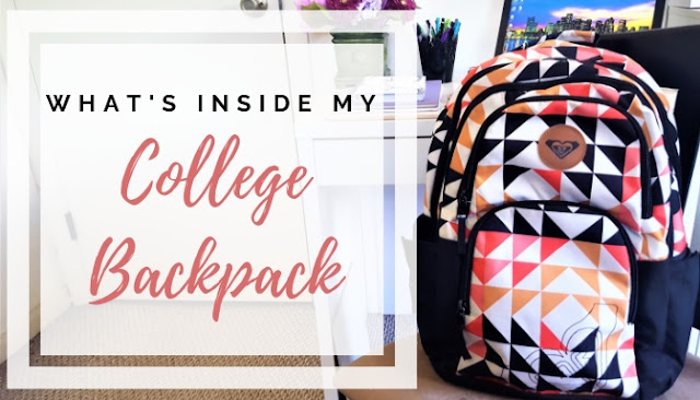 What's in my College Backpack?