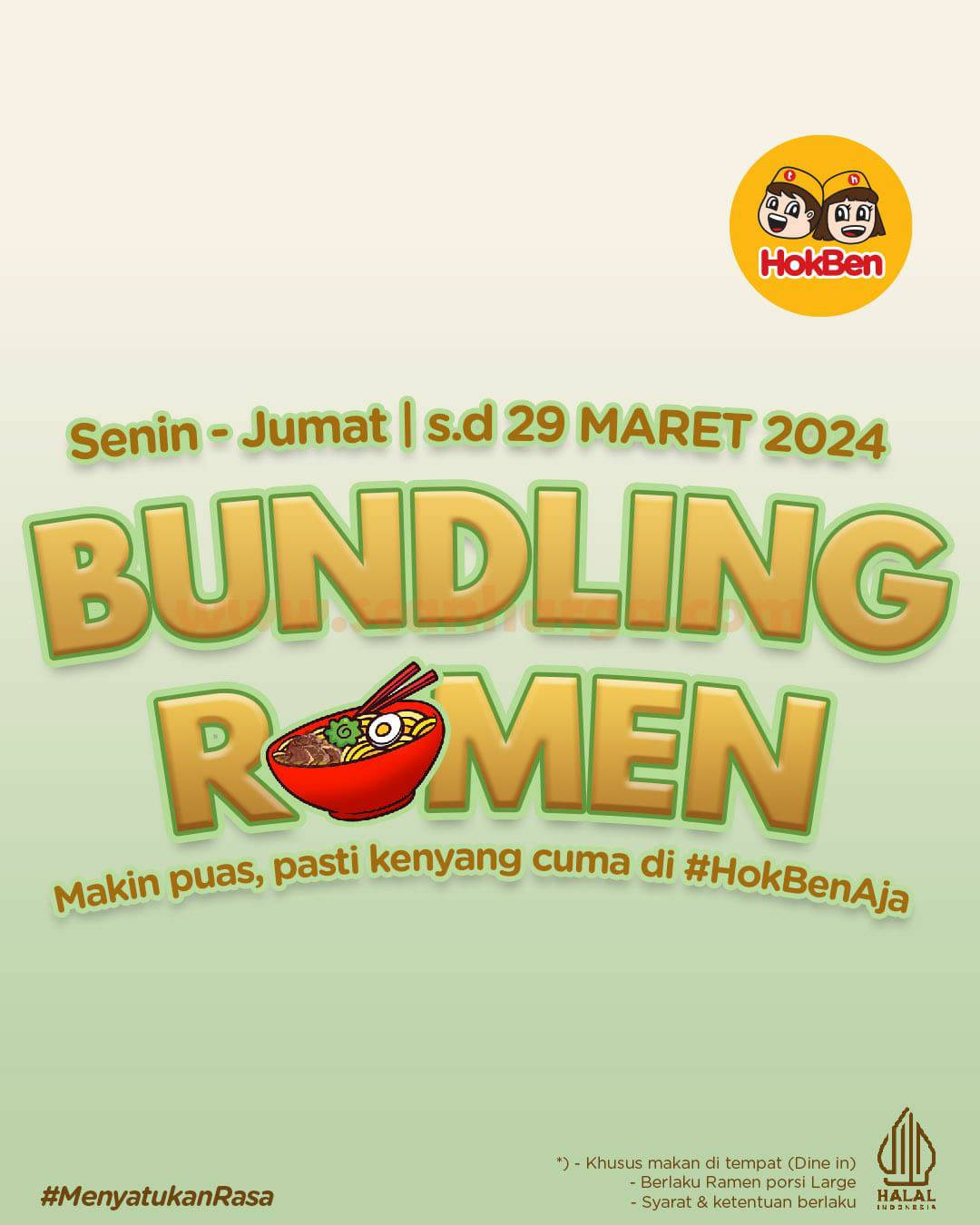 Promo HOKBEN BUNDLING RAMEN mulai Rp. 57Ribuan