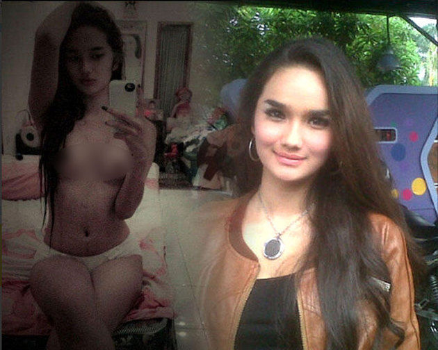 Foto Faby Membuat Perbandingan Wajah