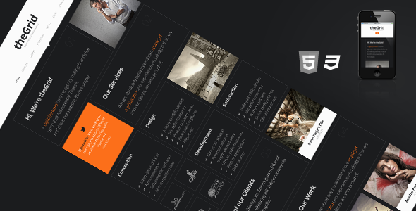 theGrid – Retina Ready One-Page Wordpress Theme - Creative WordPress