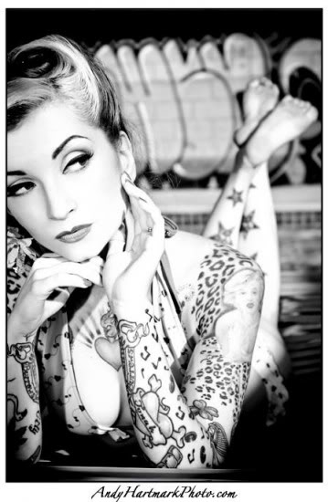 I have always been obsessed with retro pin up girls and tattoos