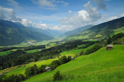 Bonitos paisajes de las praderas