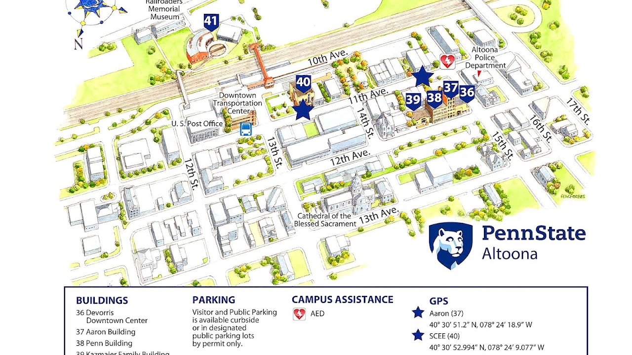 Psu University Park Map