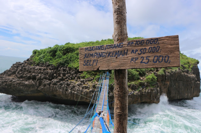 Pulau Kalong, Tempat Menguji Nyali Baru di Gunungkidul