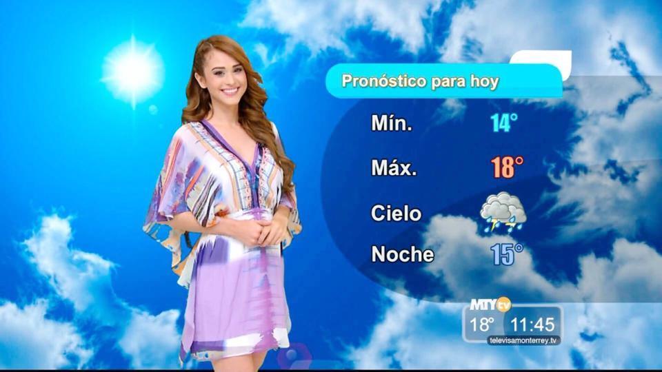 メキシコの天気予報の女性アナウンサーが人気 Gigijay