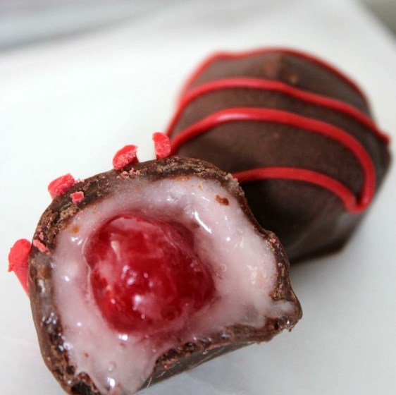 CHOCOLATE COVERED CHERRIES RECIPE #dessert #candy