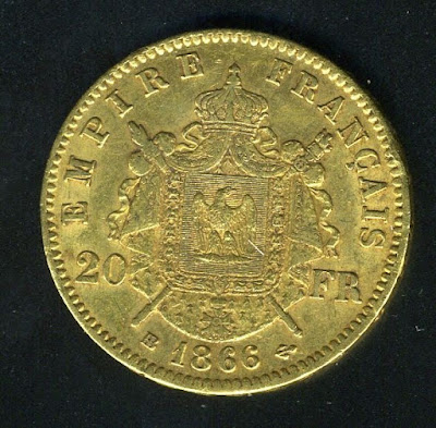 World Gold Coins France 20 French Francs Gold Coin 