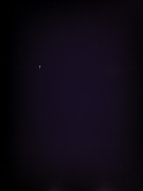 iridium flare photo taken with iphone