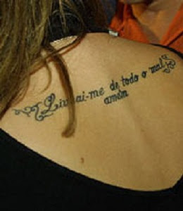 Tattoos Femininas com Frases