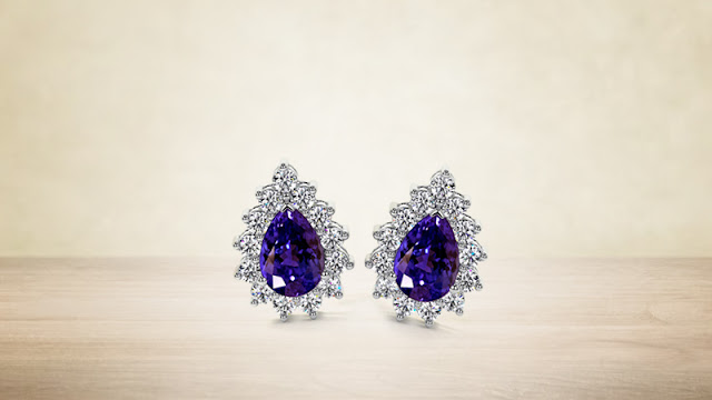 Tanzanite Studs Earrings