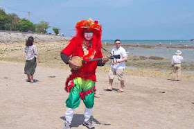 costume, sanshin, music, beach, Okinawa