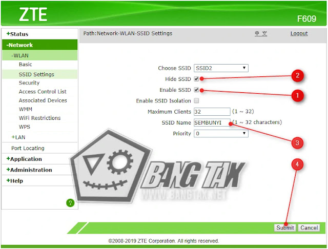 Cara Hidden Atau Sembunyikan WiFi Indihome Modem ZTE Terbaru