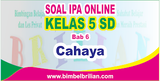 Kali ini Soal Terbaru menyajikan latihan soal berbentuk online untuk memudahkan putra Soal IPA Online Kelas 5 ( Lima ) SD Bab 6 Cahaya - Langsung Ada Nilainya