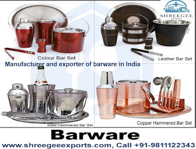 Manufacturer And Exporter Of Barware in India