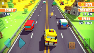  Hallo teman semuanya kembali lagi dengan aku admin www Blocky Highway: Traffic Racing APK v1.2.1 for Android Original Version Terbaru 2018