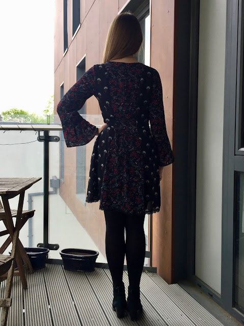 Diary of a Chain Stitcher: Mixed Print Parker Collection Dress from Tribe Patterns at The Foldline designed by Fiona Parker