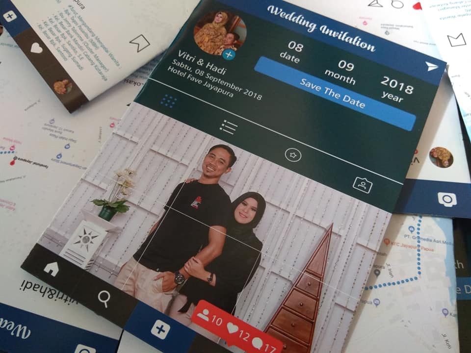 780 Foto Desain  Undangan  Pernikahan  Ala  Instagram Paling 