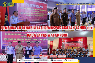 Ini Tujuan Kalapas Watampone Melakukan Pembukaan Program Rehabilitas Pemasyarakatan