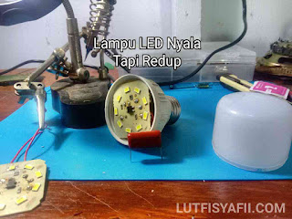 Lampu led redup