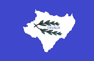 Bandeira de Ervália MG