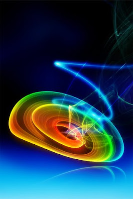 Colorful digital art iphone 3g wallpaper