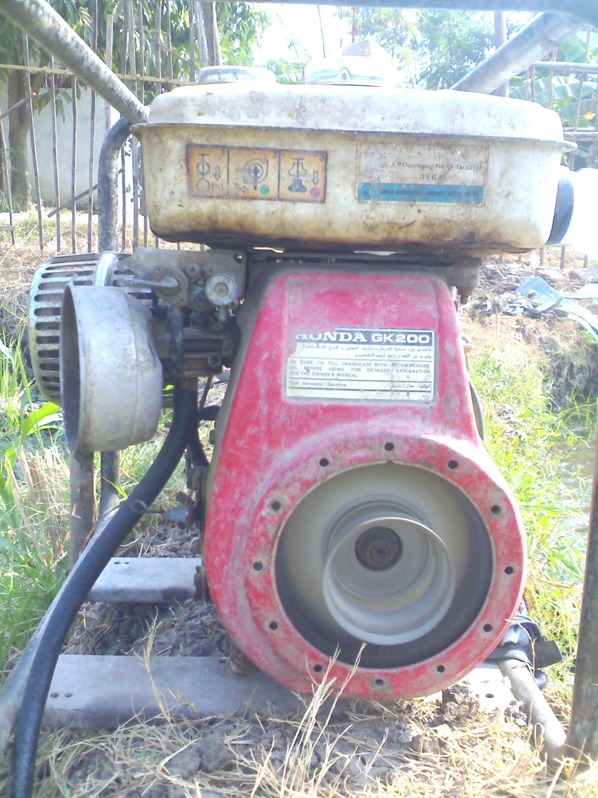 Gas Injection Pada Mesin Pompa Air Gigih Bertani