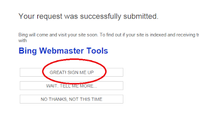 sign up bing webmaster tool