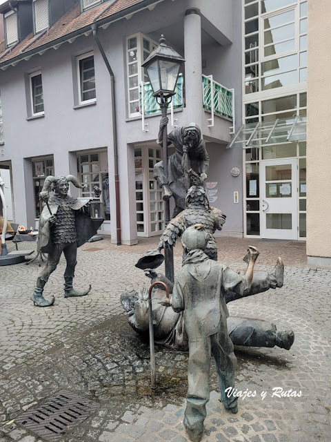 Escultura de los carnavales de Gengenbach