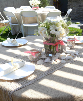 Layered tablescapes Linens overlays burlap and netting topped with 