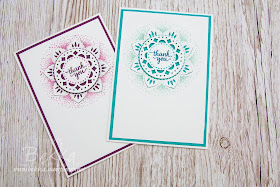 Fast & Fabulous Thank You Card featuring the Eastern Palace Suite from Stampin' Up! UK