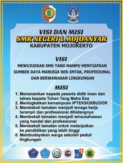  Visi  dan Misi  SMK Negeri 1 Mojoanyar Mojokerto