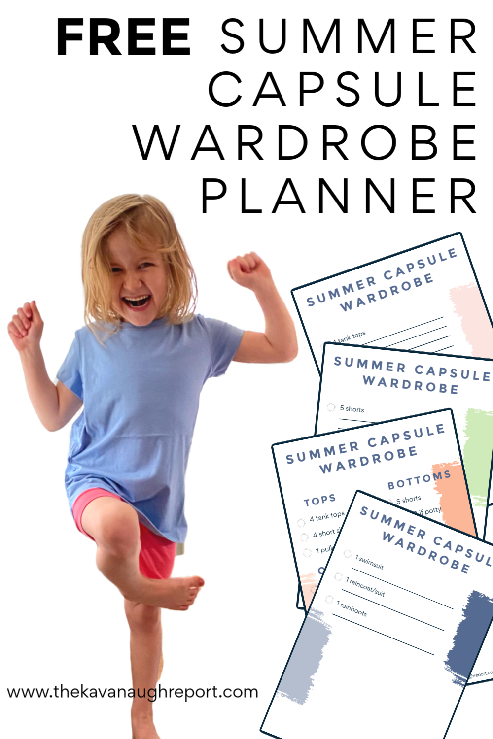 Capsule wardrobes can make dressing your children easier and more independent in a Montessori home. In this free summer capsule wardrobe planner you can organize and plan for your child's newest wardrobe without spending or buying too much.