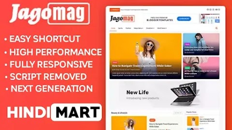 JagoMag Premium Blogger Template