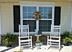 Vintage, Paint and more... changing plastic urns with paint for a vintage southern porch