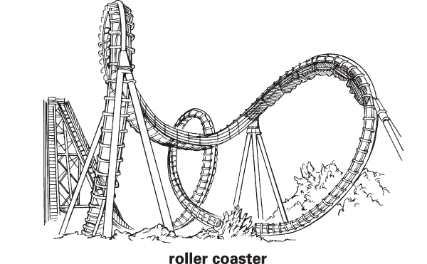 Cartoon Roller Coaster