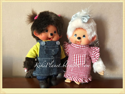 kiki monchhichi robe vêtement doll handmade couture fait main