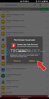 Cara hapus aplikasi bawaan sistem dengan System App Remover