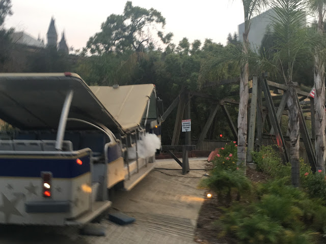 Collapsed Bridge Blocked By Crushed Universal Hollywood Studio Tram