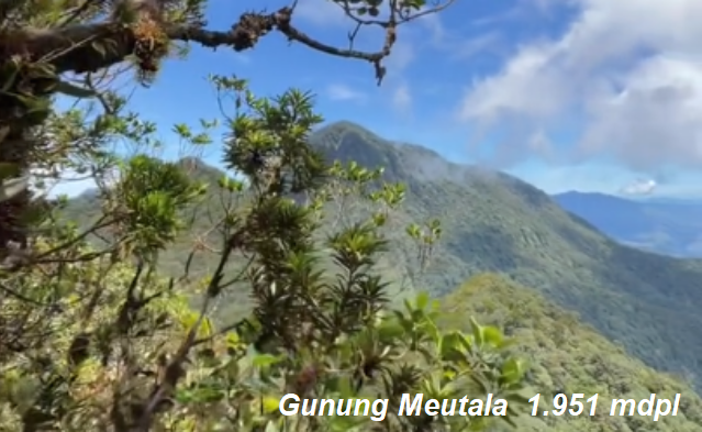 Profil Gunung Meutala - Aceh Besar