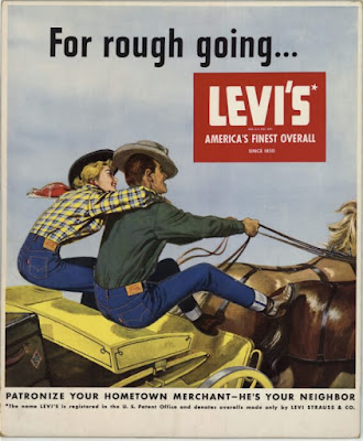 Vintage levi's ad