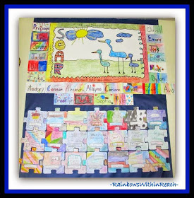 Back to School Classroom Puzzle Bulletin Board at RainbowsWithinReach